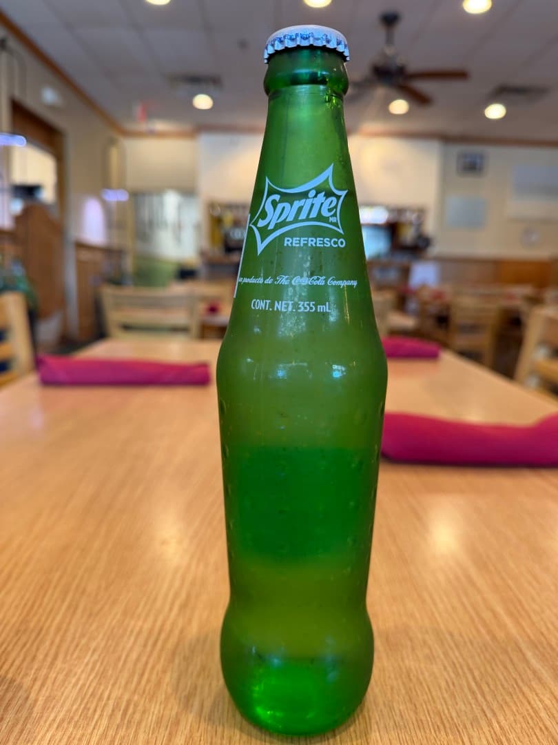 Glass Bottle Sprite